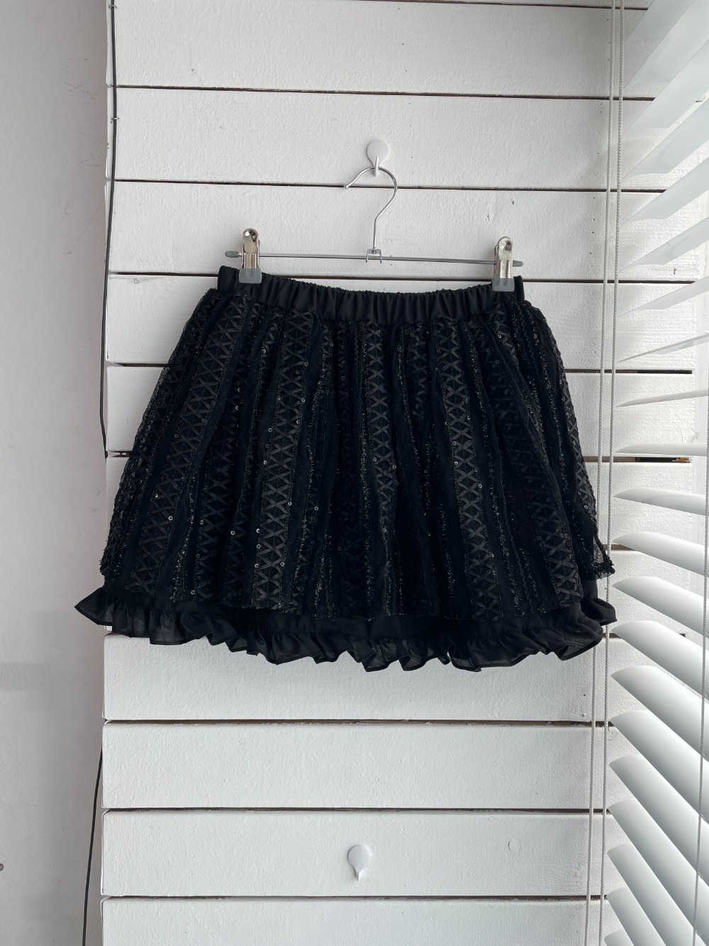 Black party skirt
