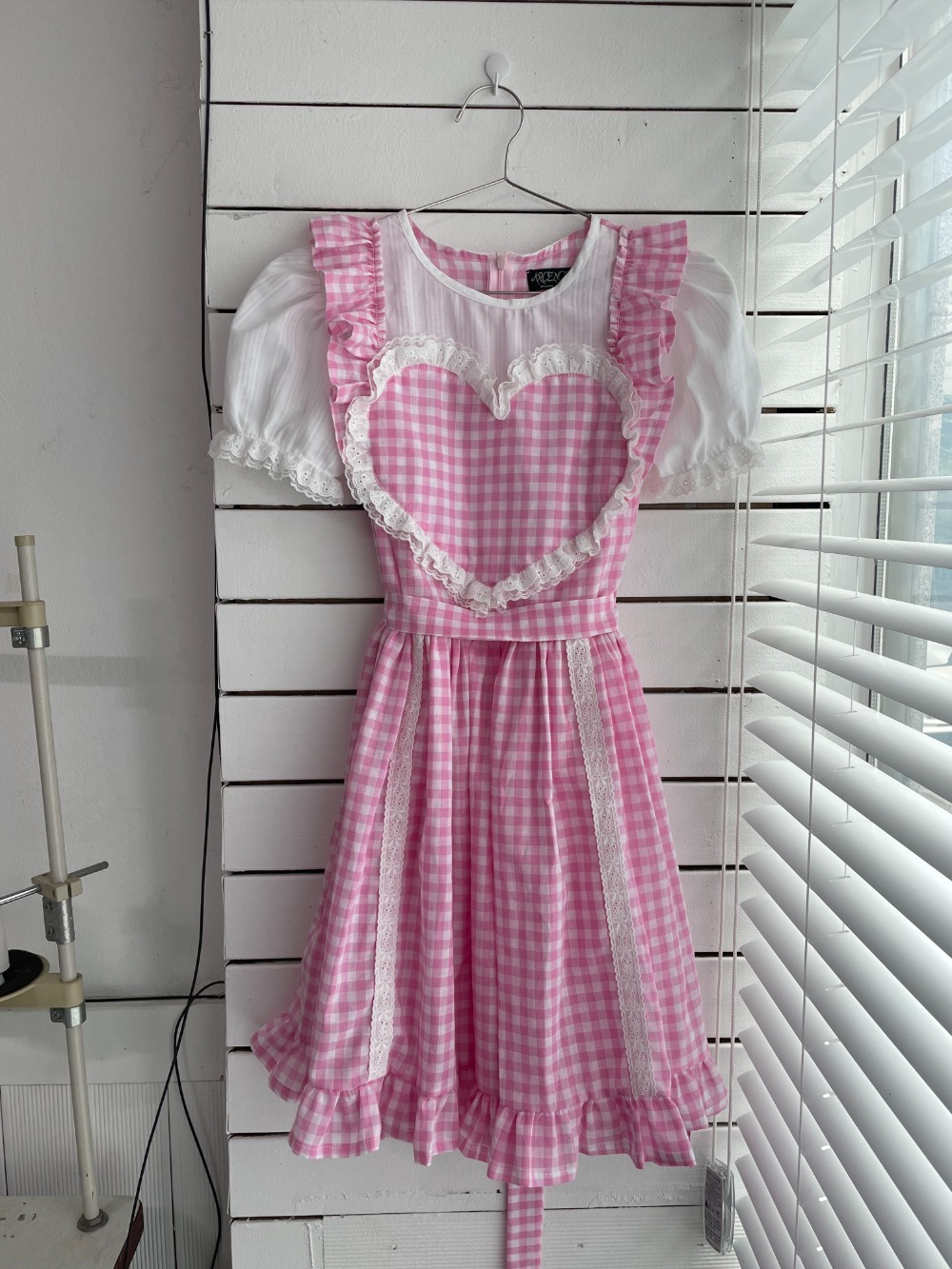Heart Heart baby dress (Pink)