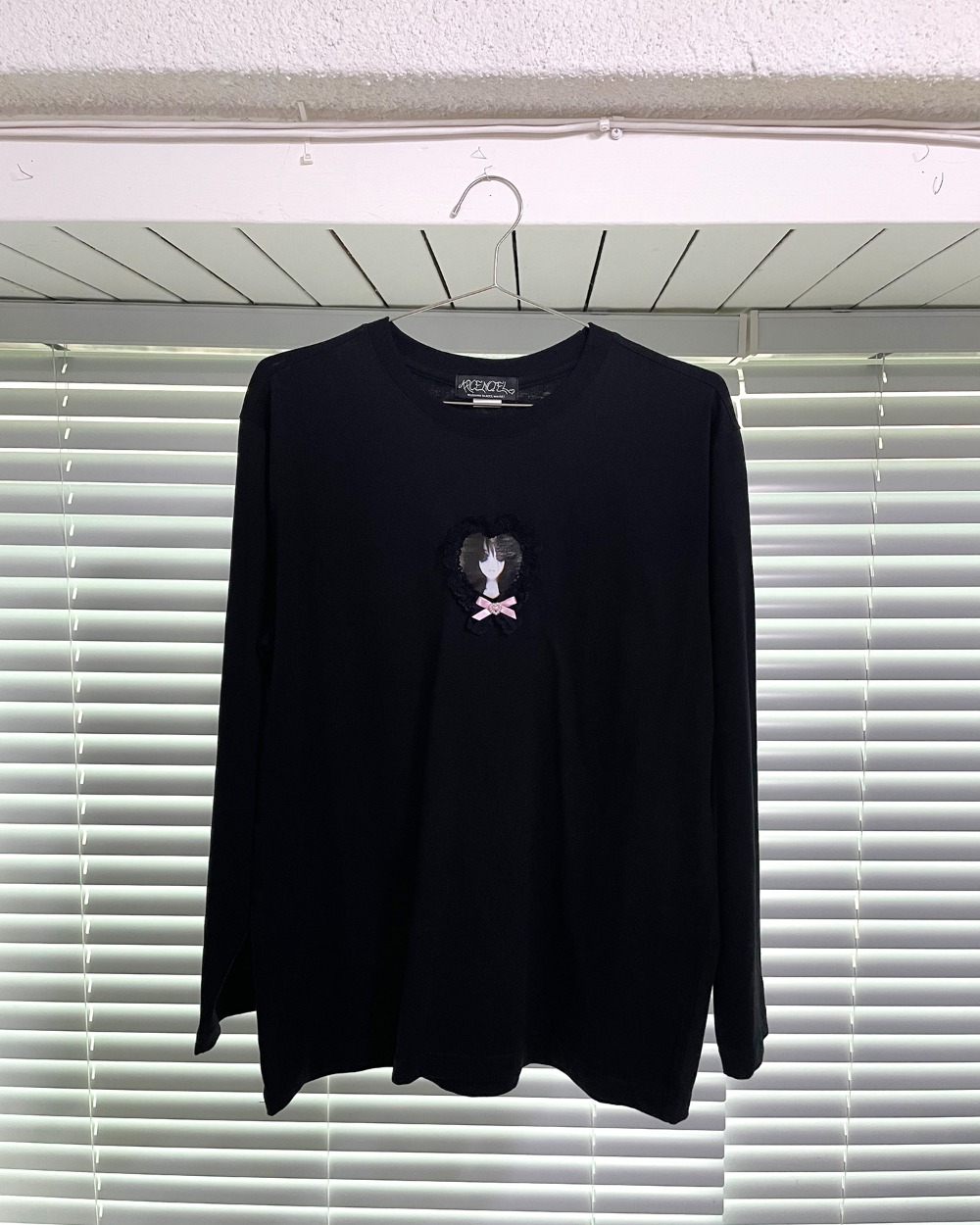 Ghostcore long-sleeved T-shirt (Black)